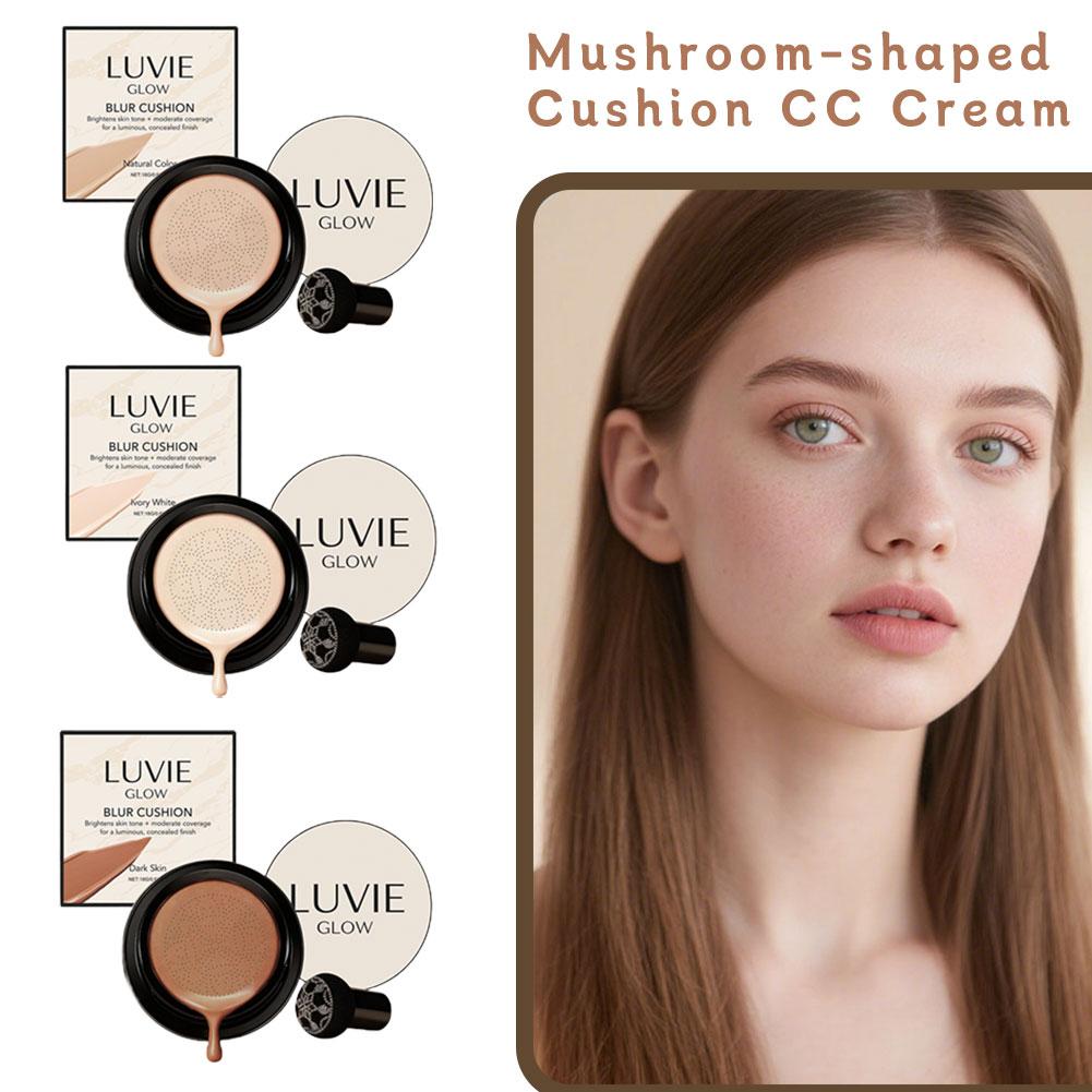 LUVIE GLOW Mushroom Head Cushi - đánh giá và giá Bb Cushion Korean